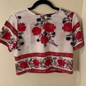 BOOHOO Floral Two-Piece Set